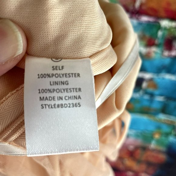 NWT Fashion Nova Look Worthy Maxi Dress Size Small Blush - Picture 16 of 16